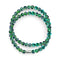 Blaues Kleeblatt | 925er Sterlingsilber | Firefly-Glasfolie